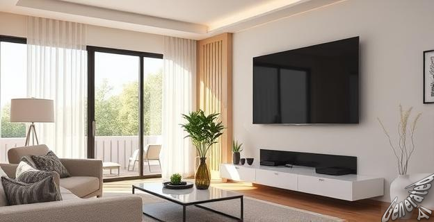 Colgar el televisor en la pared con un soporte como el Slim Fit Wall Mount