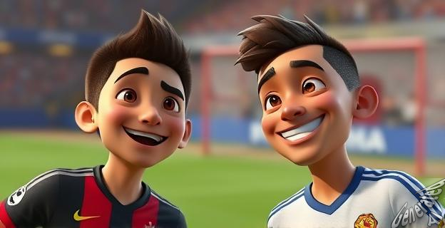 No le dio el dibujo a Mbappé