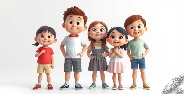 Todos los hijos tienen nombres derivados de 'Cameron'