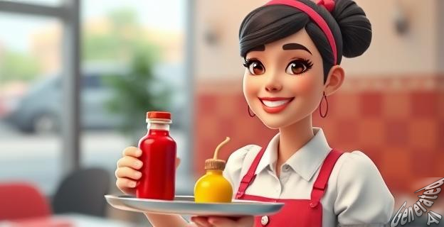 Poner los condimentos en una pequeña bandeja antes de que se lo pidan