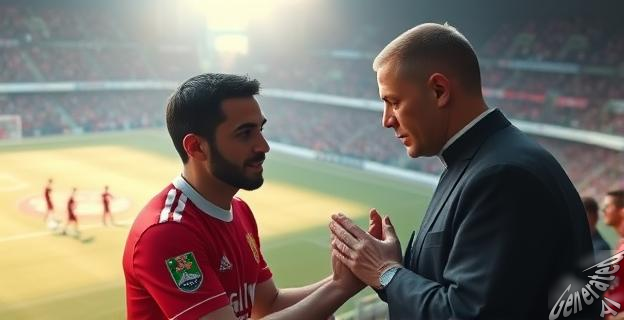 El padre Miguel Tovar, de 24 años, le dio la bendición