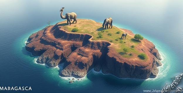 Dos fracturas tectónicas transformaron la topografía de Madagascar