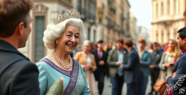 La Reina Sofía fue recibida con aplausos y banderas de España