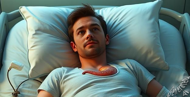 Un vólvulo intestinal que se complicó