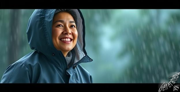 El chubasquero Quechua Raincut de Decathlon