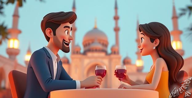 Gisela aceptó convertirse al Islam si se enamoraban