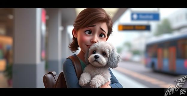 El conductor se negó a dejarla subir debido a que llevaba un caniche