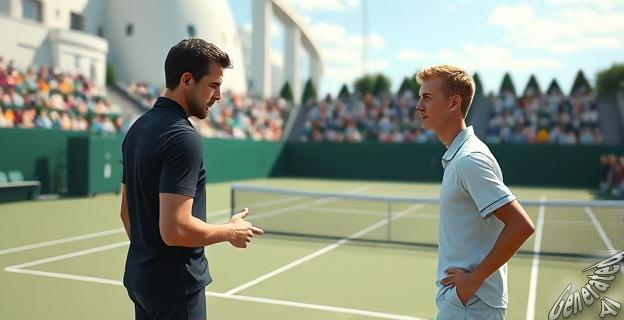 Daniil Medvedev esperó 55 segundos a que Rafa Nadal sacara