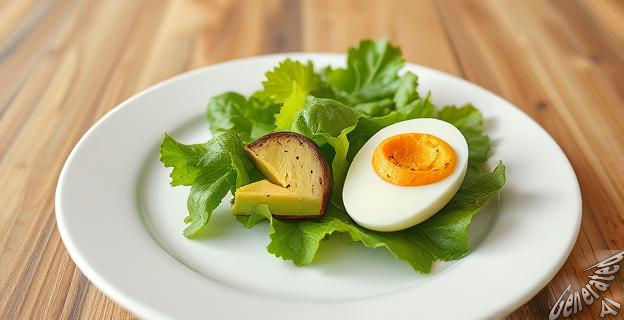 Ensalada con cremoso de aguacate en 5 minutos