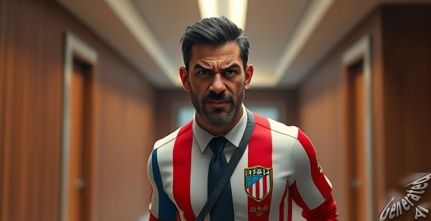 Simeone se negó a aceptar la explicación de Velasco Carballo sobre una jugada similar al doble toque de Julián Álvarez