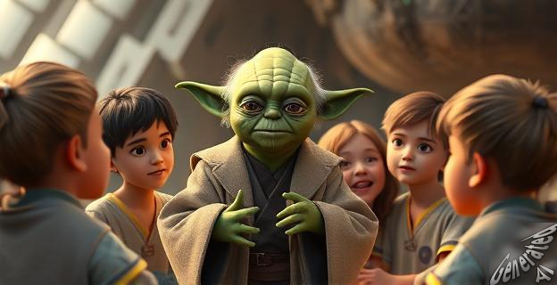 Yoda habla así para que la gente le prestara atención