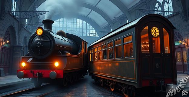 El tren es prácticamente idéntico al de las películas originales