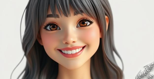 flequillo abierto o desfilado