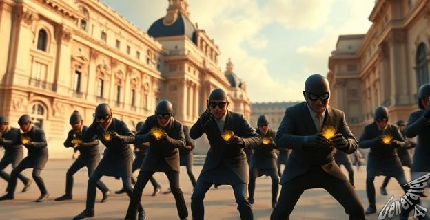 Robo en menos de siete minutos