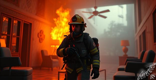 El bombero falleció en parada cardiorrespiratoria