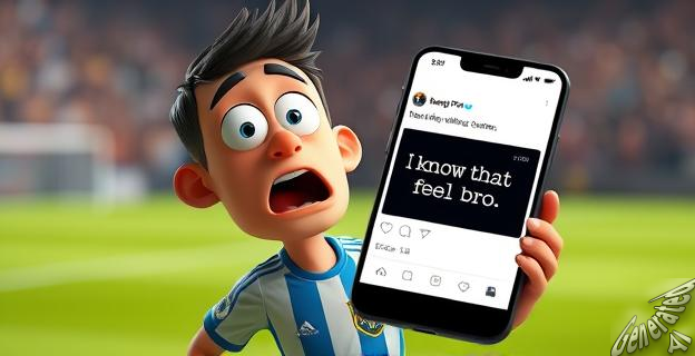La Real Sociedad respondió con un meme que decía 'I know that feel bro'