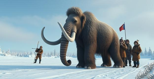 La carne del mamut congelado probablemente se dio a los perros del campamento debido a su olor nauseabundo