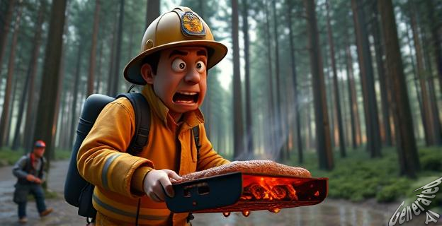 Un bombero critica la estupidez humana por hacer barbacoas ilegales cerca de incendios