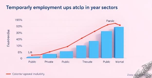 La temporalidad laboral en el sector público es más del doble que en el sector privado