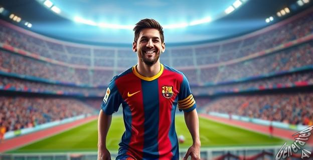 Messi ya sabe cómo entrar al nuevo Camp Nou