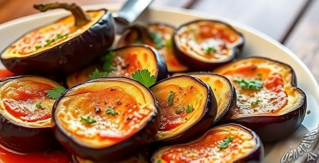 Poner capas de berenjena, salsa de tomate, albahaca y queso rallado