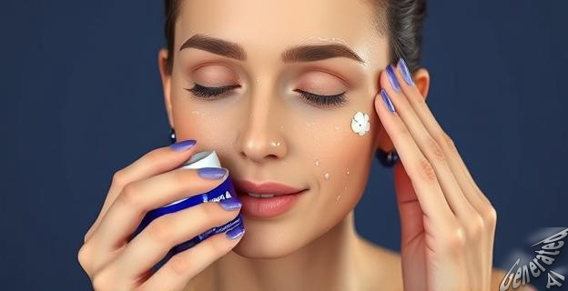 Usar la crema Nivea como mascarilla facial y realizar un masaje antiarrugas diario