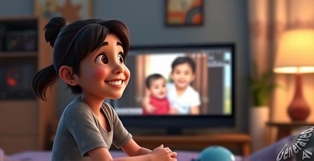 Ha recuperado un video de su infancia que no veía desde hace años