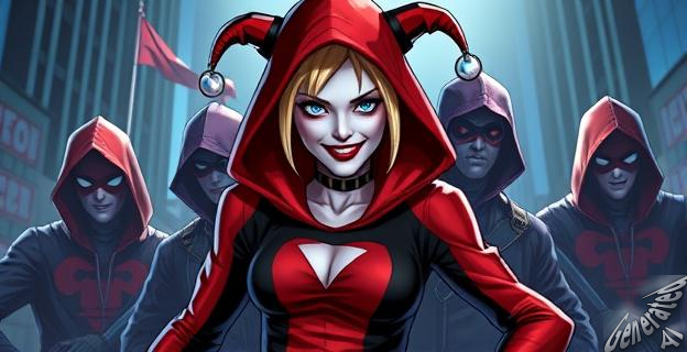 Harley Quinn es la líder de los Capuchas Rojas en Absolute Batman