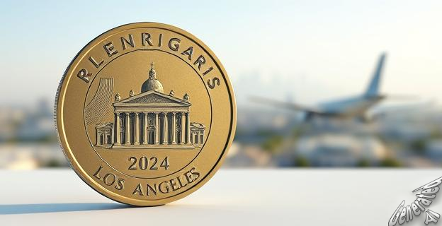 La moneda de 2 euros de Alemania de 2024 puede costear un viaje a Los Ángeles con un valor de entre 1.500 y 3.500 euros