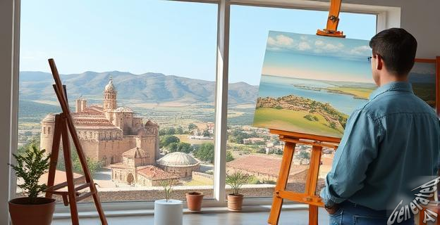 Es pintor y reside en Castellar de la Frontera