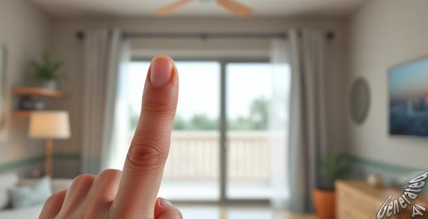 Acercar una uña al espejo para detectar un cristal de dos caras
