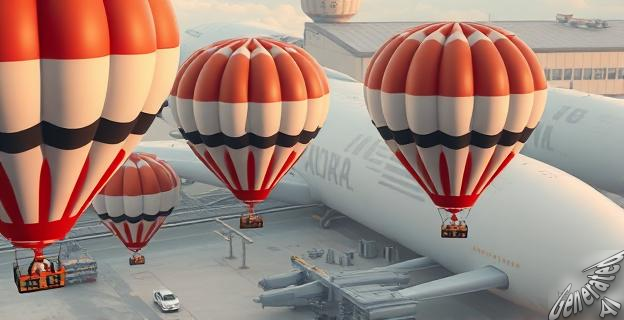 Globos aerostáticos con cigarrillos de contrabando