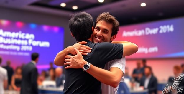 Javier Milei se encontró con Rafa Nadal y Carlos Moyá en el American Business Fórum de Miami
