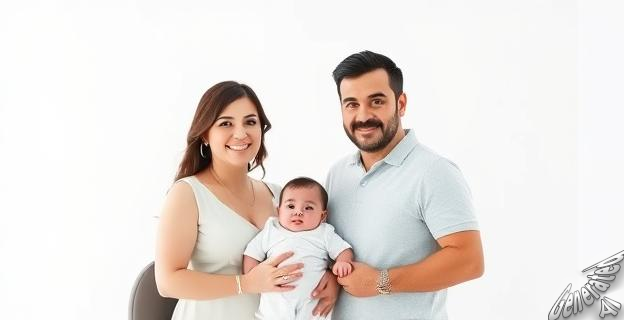 Una fotografía de Carlo Costanzia padre abrazando y besando a su primogénito