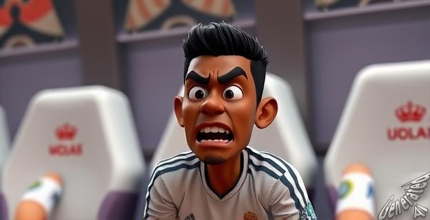 Vinicius Jr. se enfadó y se marchó al vestuario tras ser sustituido por Rodrygo en el minuto 71