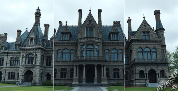 La mansión Wayne ha cambiado a lo largo de los años, reflejando la concepción de la riqueza y el estilo de cada época