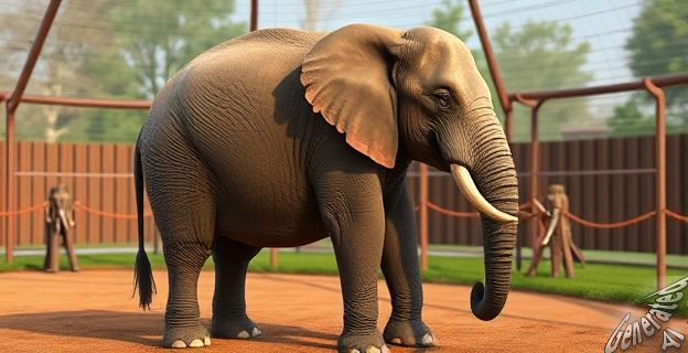 La elefanta africana está catalogada como 'en peligro'