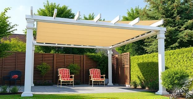 La pérgola retráctil de 3x4m está disponible por 355,99 euros