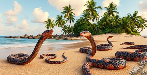 La Isla de Queimada Grande es el lugar más peligroso del planeta debido a sus 15.000 serpientes letales