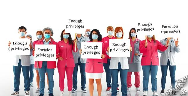 Los trabajadores de la sanidad pública exigen el fin de los privilegios de los liberados sindicales.