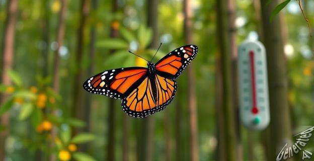 El calentamiento global impide que las mariposas monarca reciban la señal térmica necesaria para regresar al norte