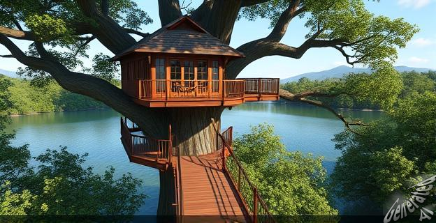 La casa en el árbol costó 400.000 dólares