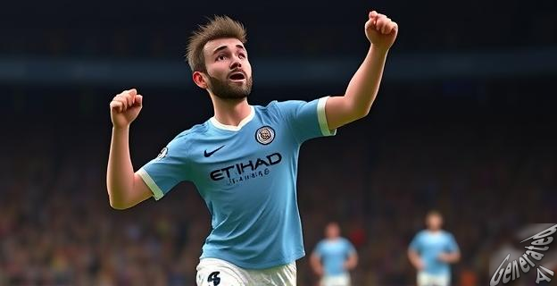 Haaland anotó un doblete en el primer partido de la temporada