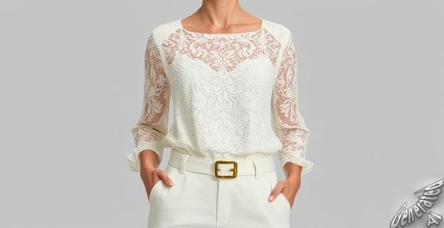 La blusa de encaje de Zara cuesta 35,95 euros