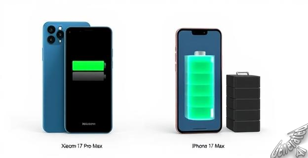 El Xiaomi 17 Pro Max ofrece solo 5 minutos más de autonomía que el iPhone 17 Pro Max