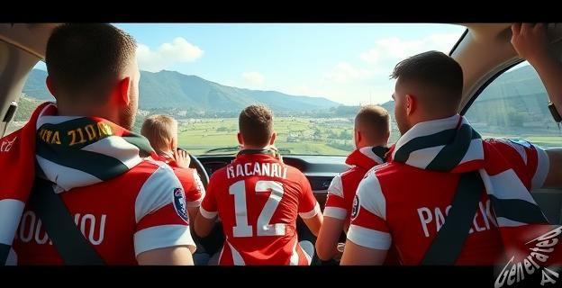 Los hinchas del Rayo Vallecano han recorrido más de 4.000 kilómetros para seguir a su equipo en la Conference League