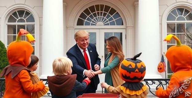 Entregaron dulces a decenas de niños disfrazados durante más de una hora