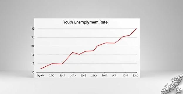 La tasa de desempleo juvenil en España es del 24%