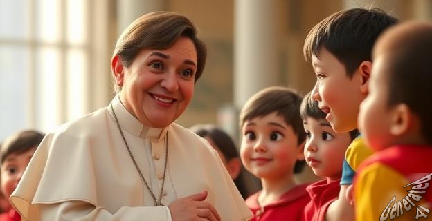 Invitó a los niños a saludar al Papa Francisco sin estar en el guion.