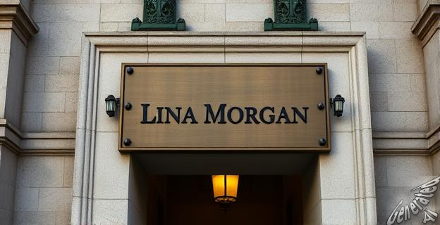 Una placa con su nombre en el portal de su casa